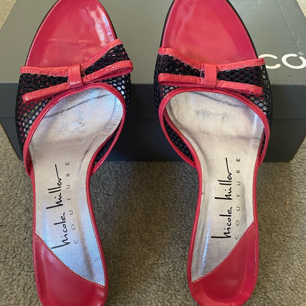 Nicole miller dress sandals sz 8